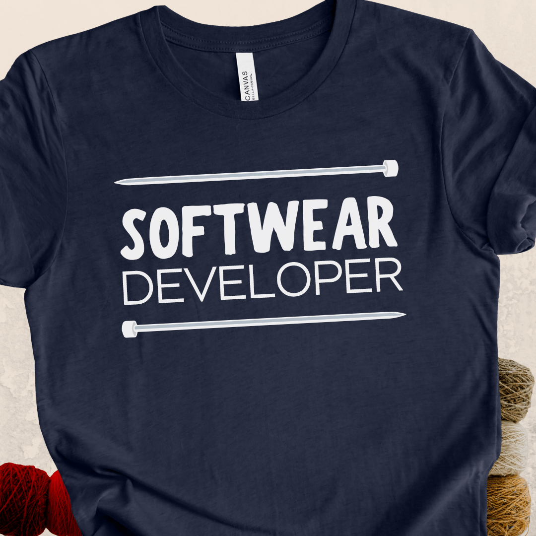 Softwear Developer Knitting T-Shirt Midnight Navy / S