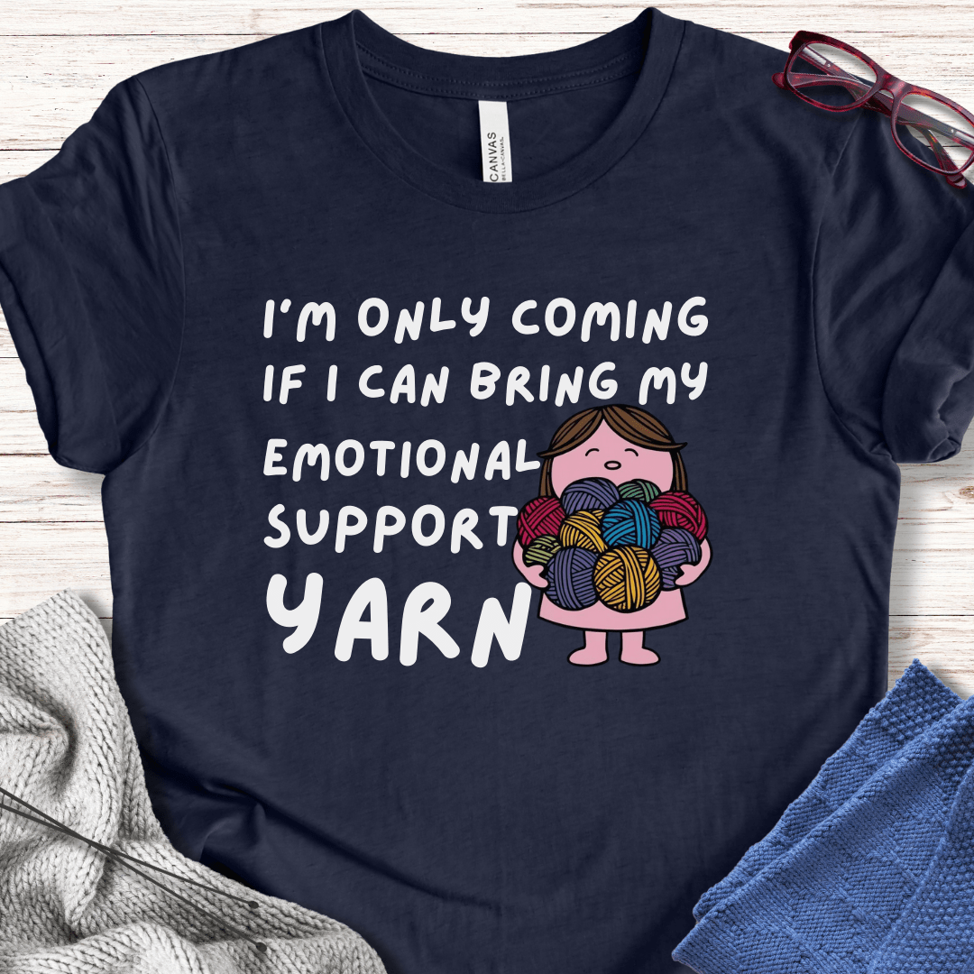 Emotional Support T-Shirt Navy / S