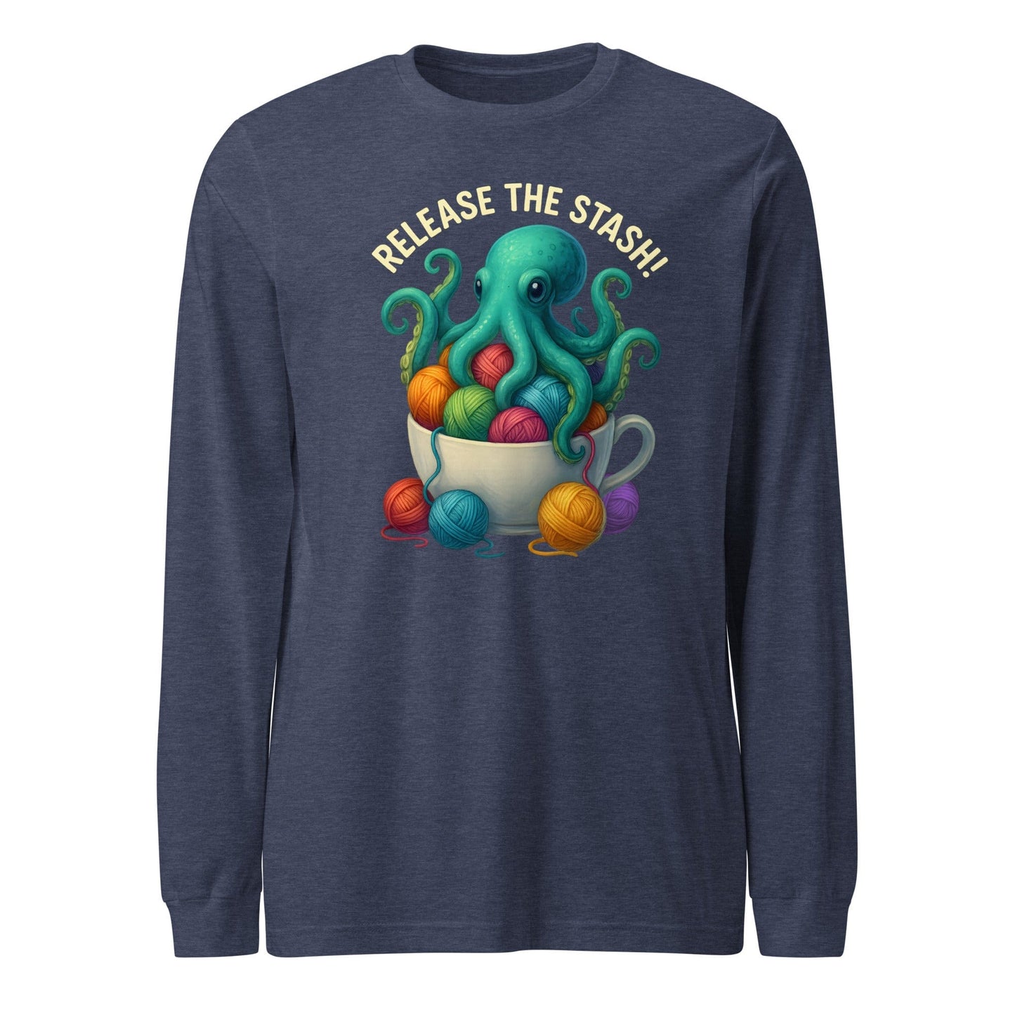 Release the Stash Kraken Long Sleeve Tee Navy / S