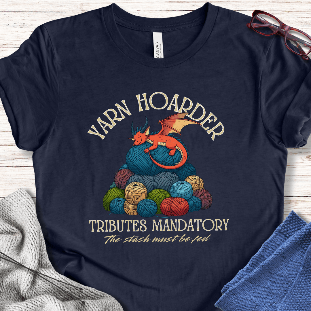 Yarn Hoarder T-Shirt Navy / S