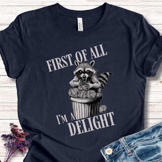 I'm a Delight T-Shirt Navy / XS