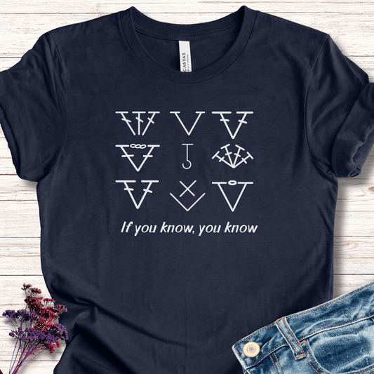 If you know, you know T-Shirt Navy / XS