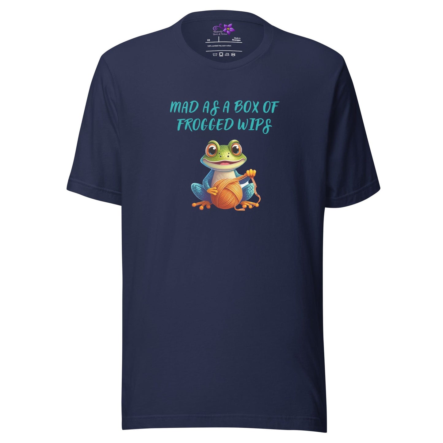 Mad as a box of Frogged WIPS Crew Neck T-Shirt Navy / XS