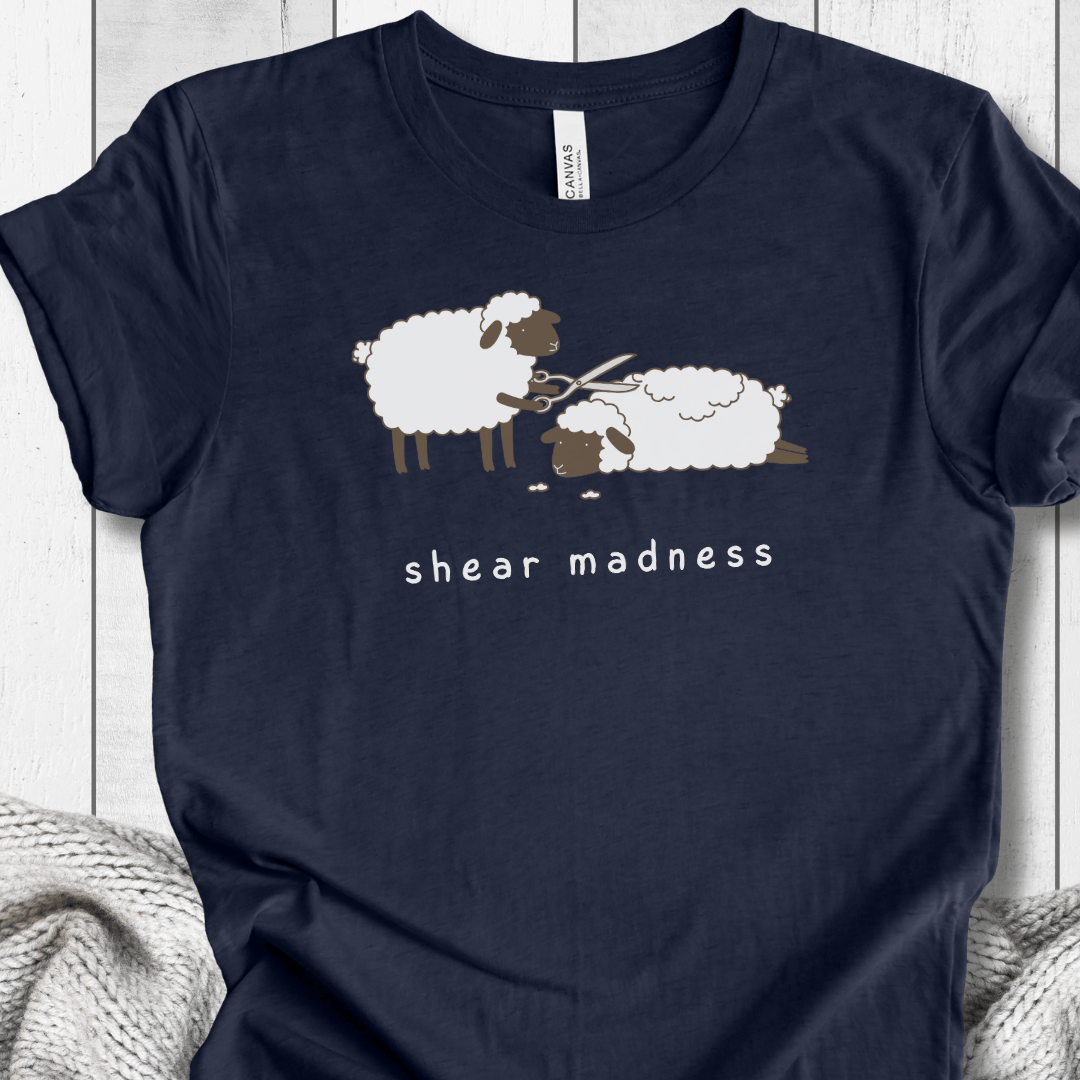 Shear Madness t-shirt Navy / XS