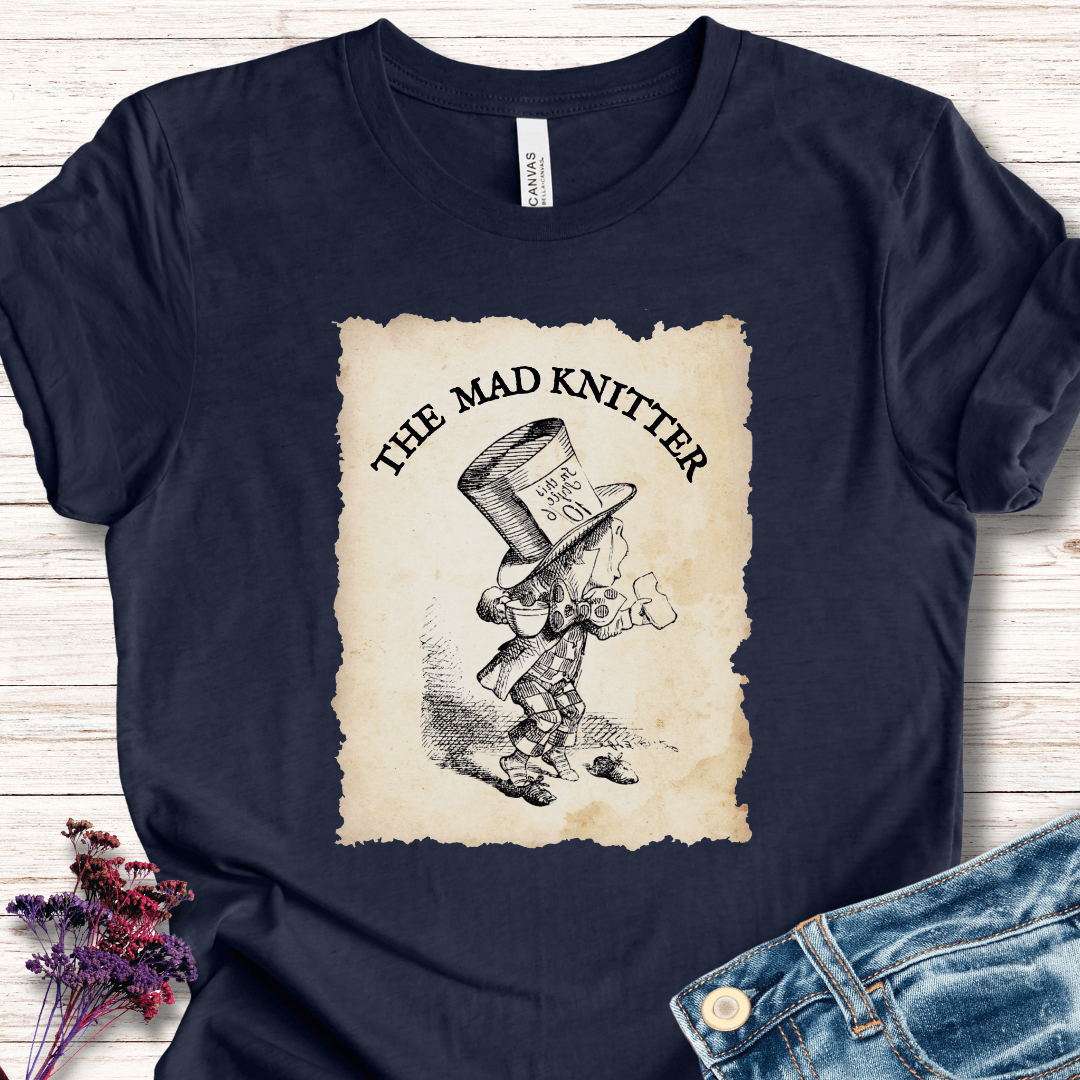 The Mad Knitter T-Shirt Navy / XS
