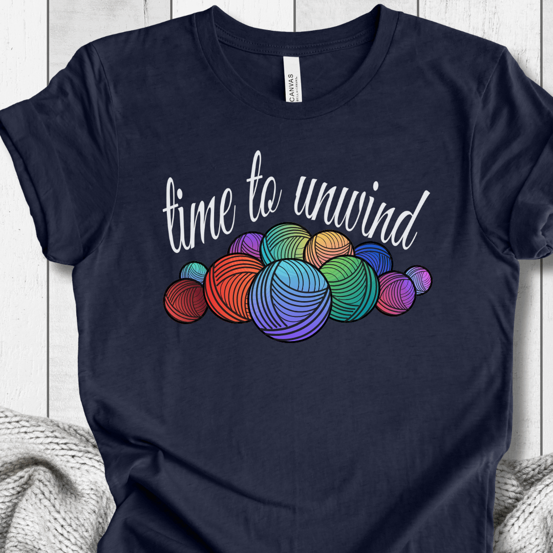 time to unwind T-Shirt Navy / XS