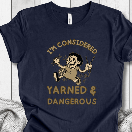 Yarned & Dangerous T-Shirt Navy / XS