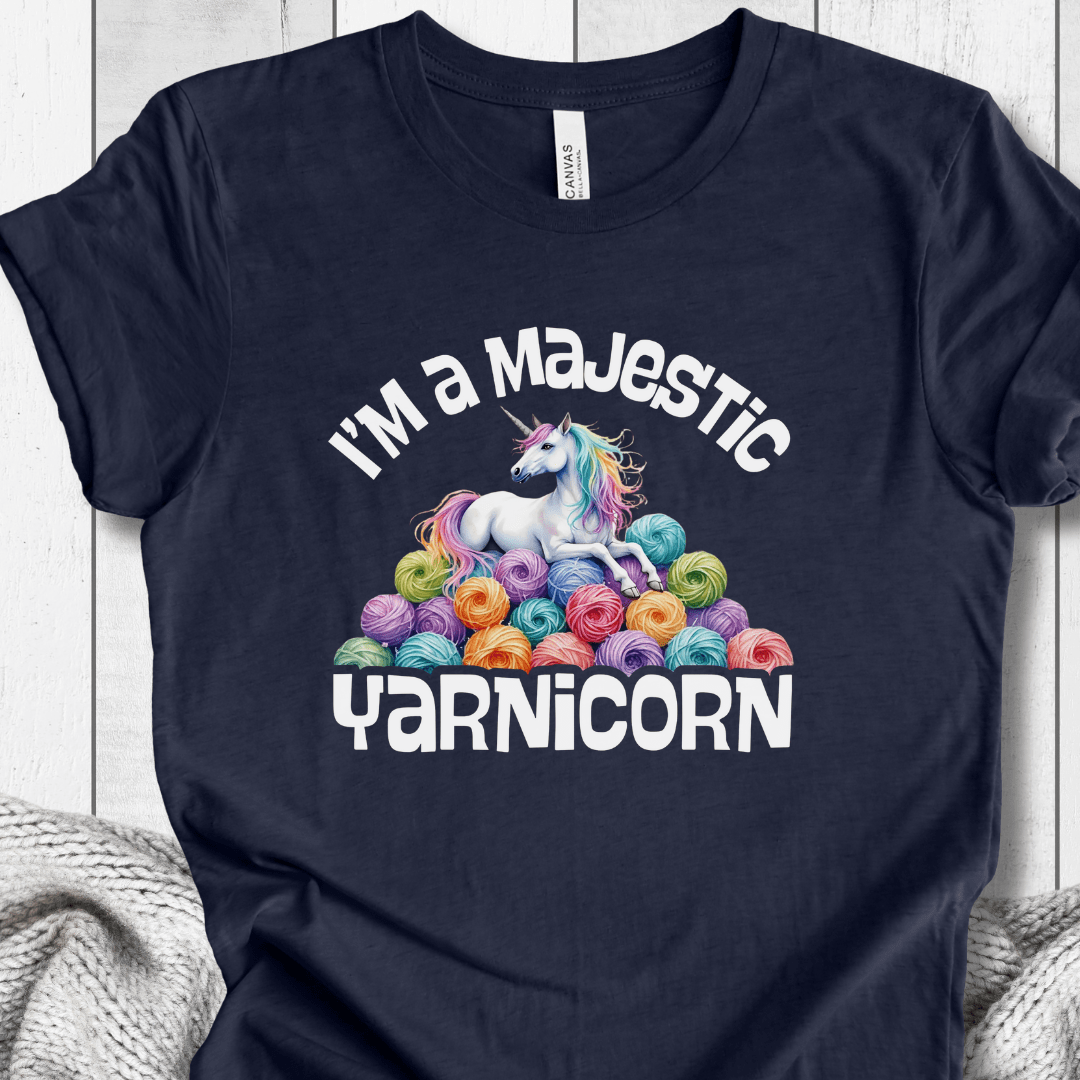 Yarnicorn T-Shirt Navy / XS