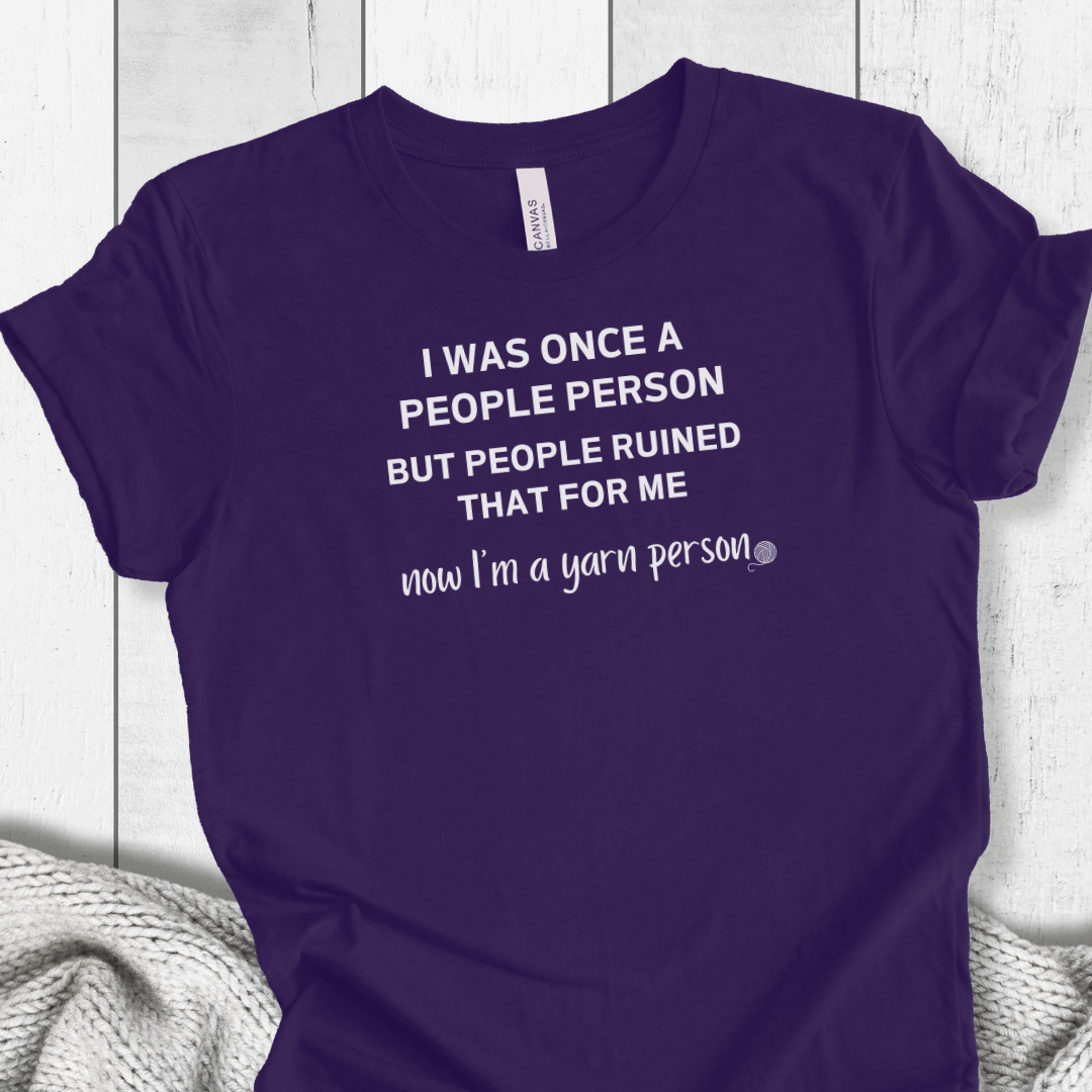 People Person T-Shirt Purple / XS