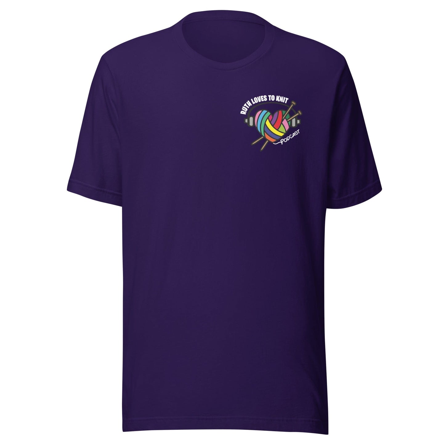 Ruth Loves To Knit T-Shirt Purple / XS