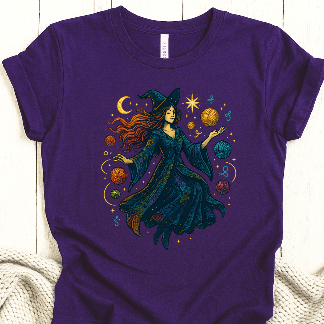 Yarn Witch T-Shirt Purple / XS