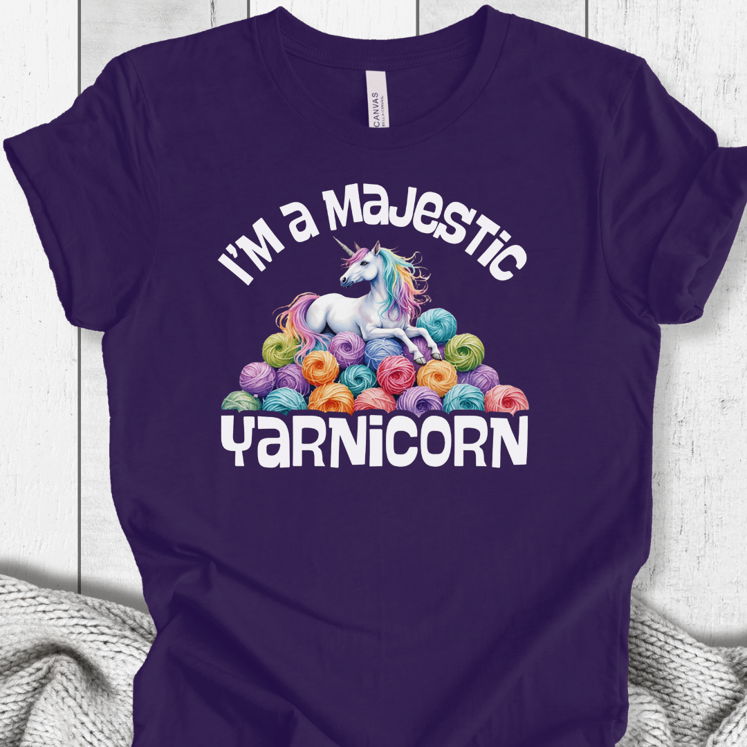 Yarnicorn T-Shirt Purple / XS