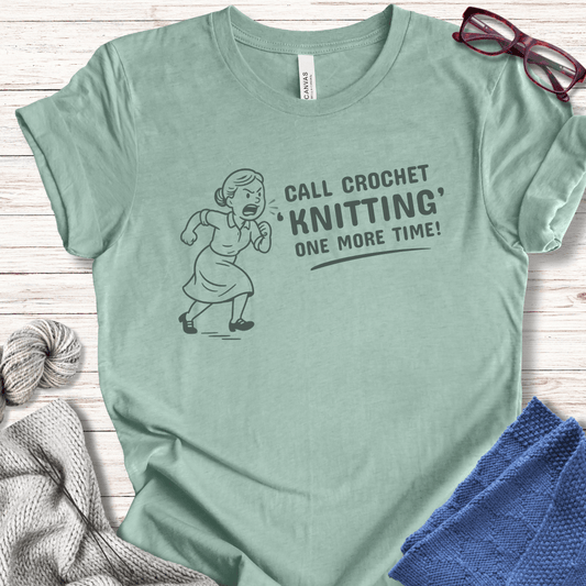 Call crochet knitting T-Shirt (graphic) Sea Breeze / S