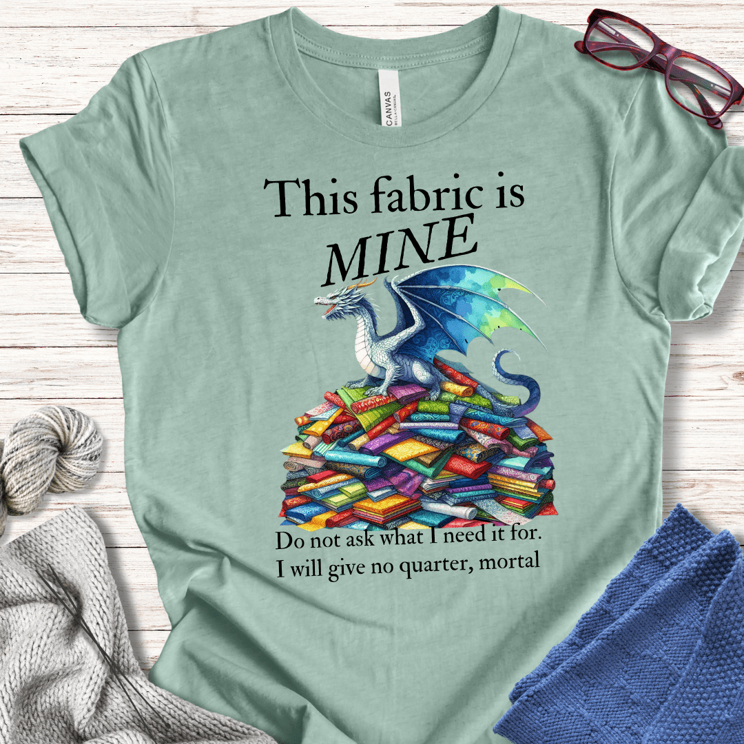 Fabric Dragon Hoarder Slogan T-Shirt Sea Breeze / S