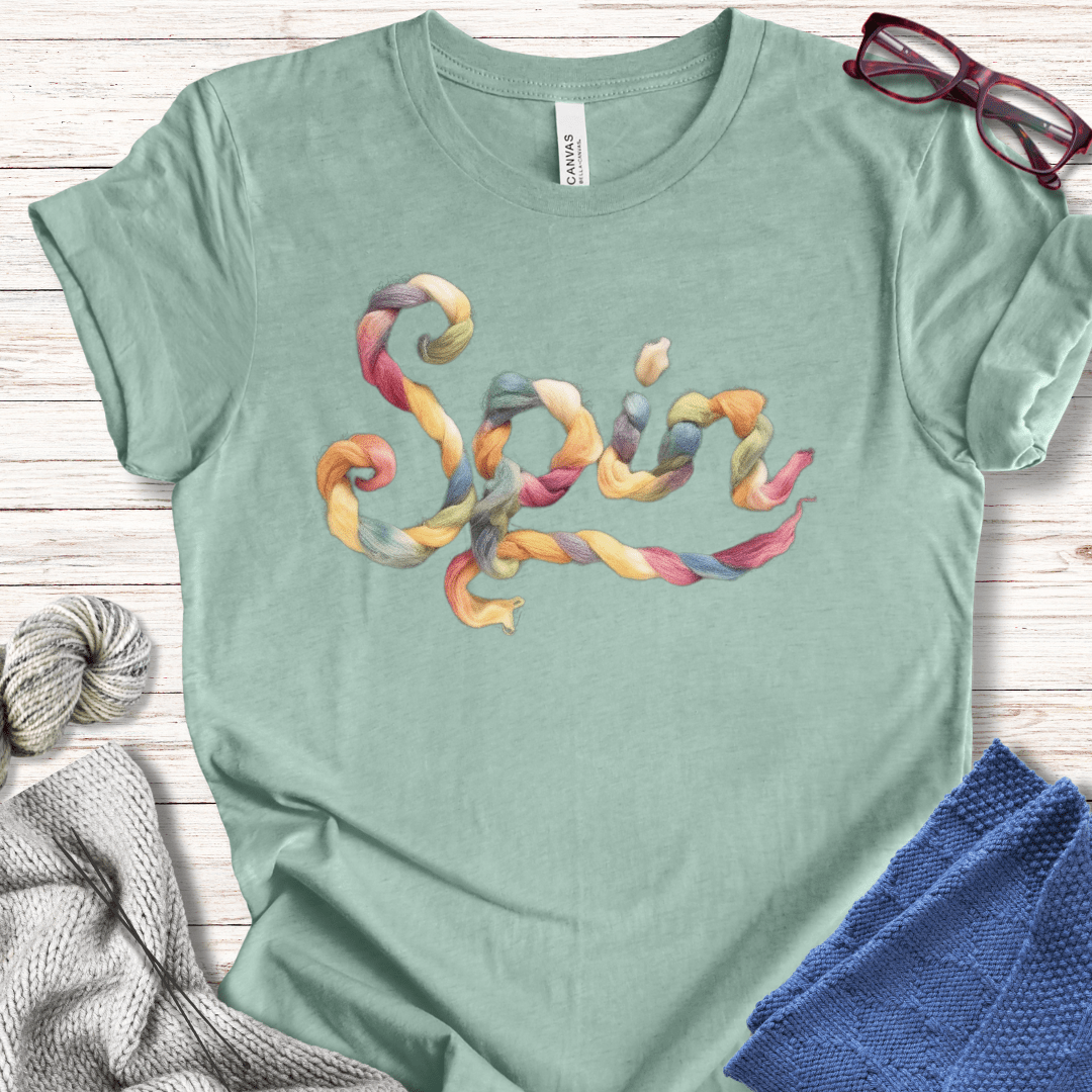 Rainbow Spin T-Shirt Sea Breeze / S
