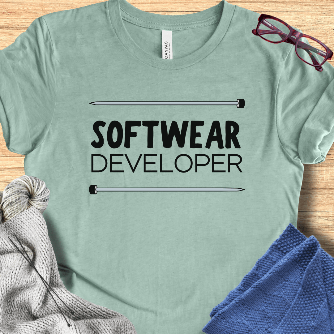 Softwear Developer Knitting T-Shirt Sea Breeze / S