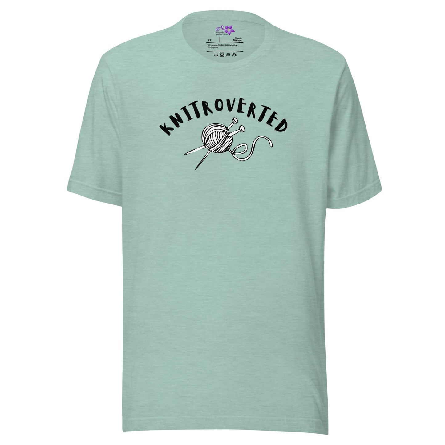 Knitroverted Crew Neck T-Shirt Sea Breeze / XS