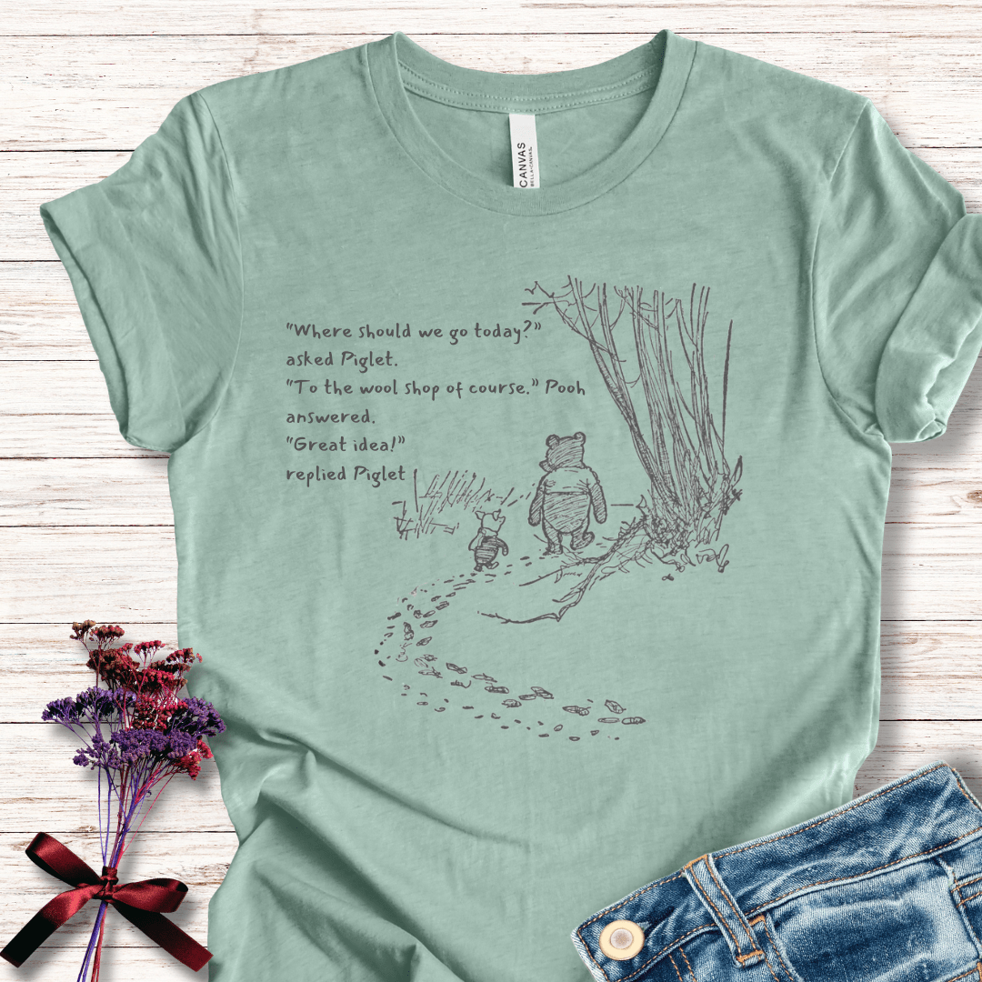 Pooh and Piglet T-Shirt Sea Breeze / XS