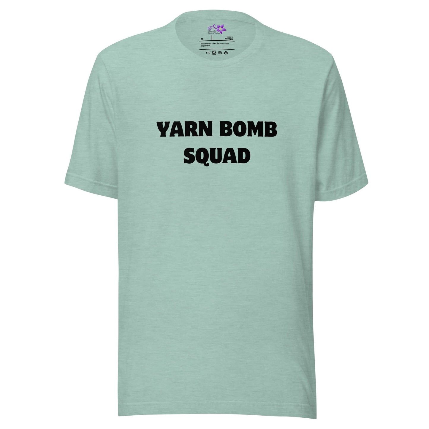 Yarn Bomb Squad Crew Neck T-Shirt Sea Breeze / XS