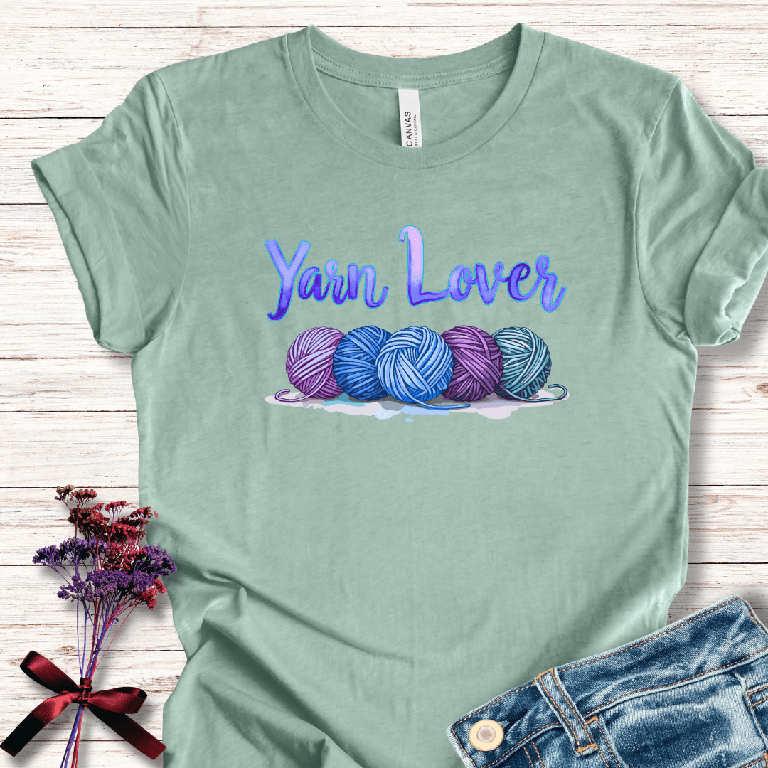Yarn Lover (blues) T-Shirt Sea Breeze / XS