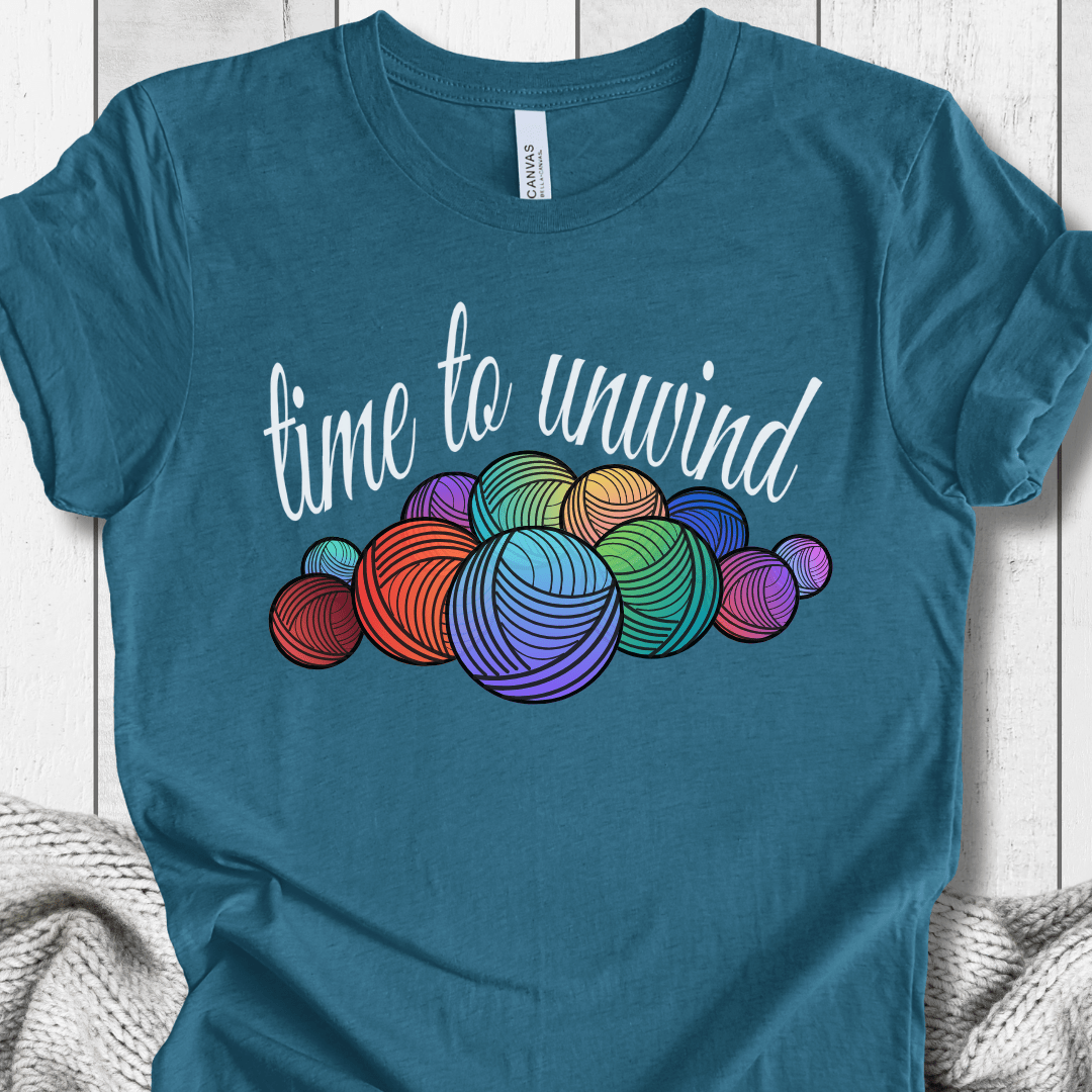 time to unwind T-Shirt Teal / S