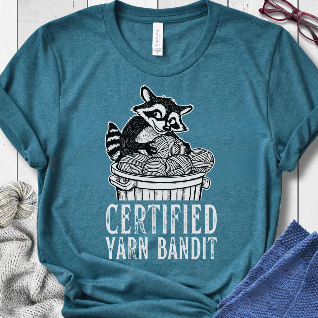 Yarn Bandit T-Shirt Teal / S