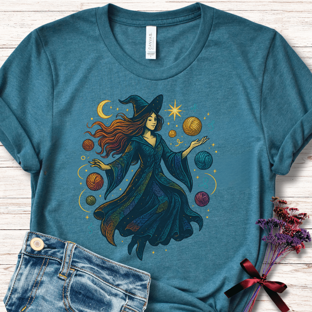 Yarn Witch T-Shirt Teal / S