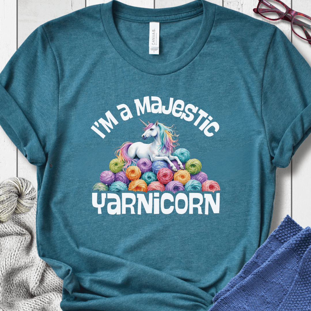 Yarnicorn T-Shirt Teal / S