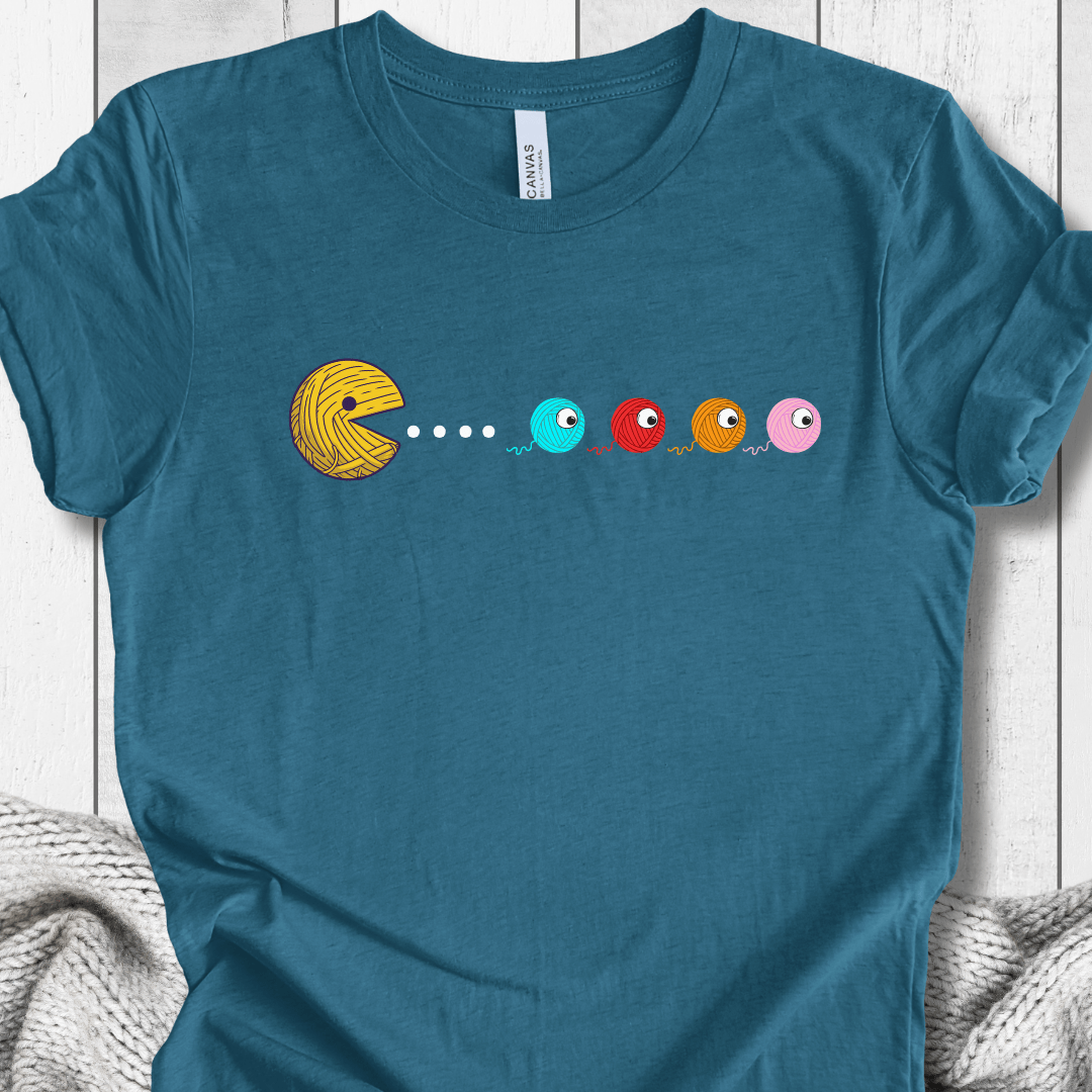 Yarnman crew neck T-Shirt Teal / S