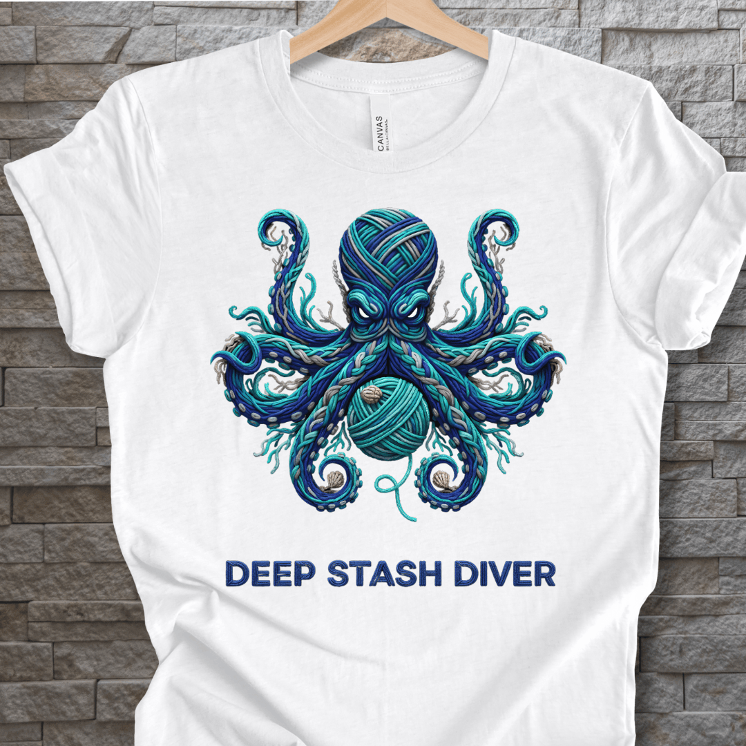Deep Stash Divers T-Shirt White / S