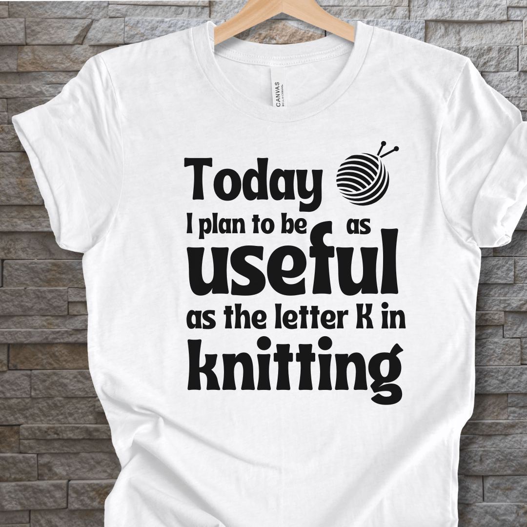 K in Knitting T-Shirt White / S