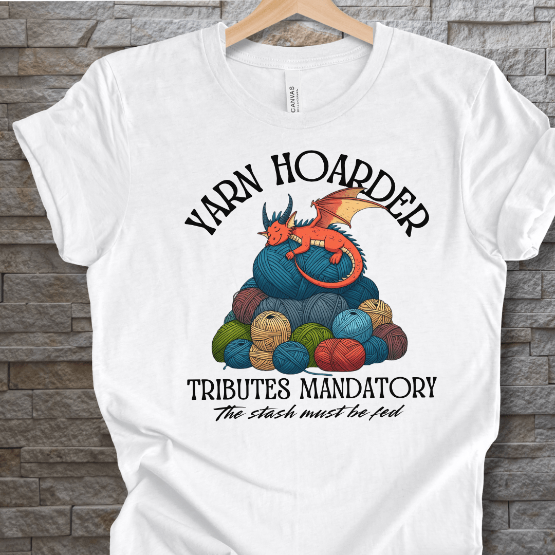 Yarn Hoarder T-Shirt White / S