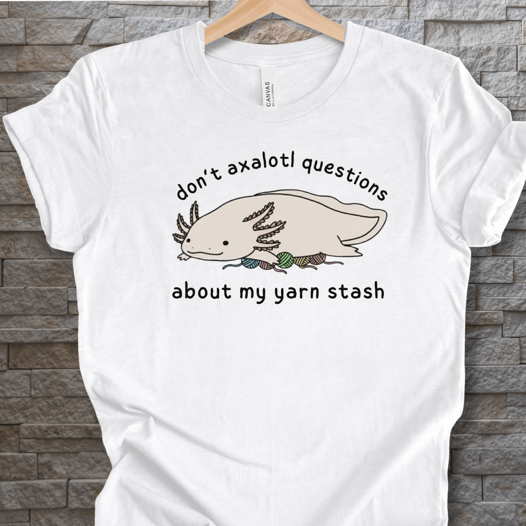 Axalotl Questions t-shirt White / XS