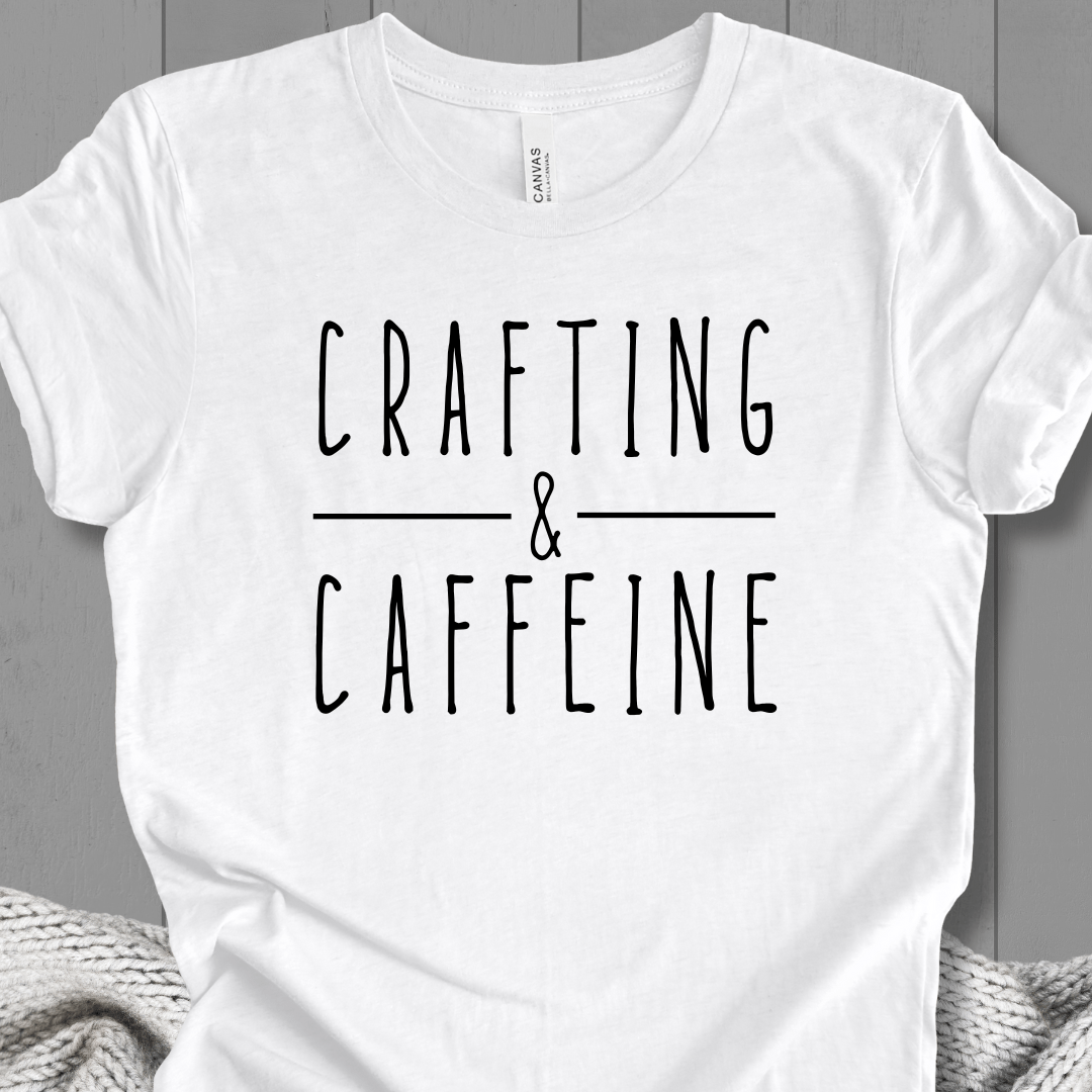 Crafting & Caffeine T-Shirt White / XS