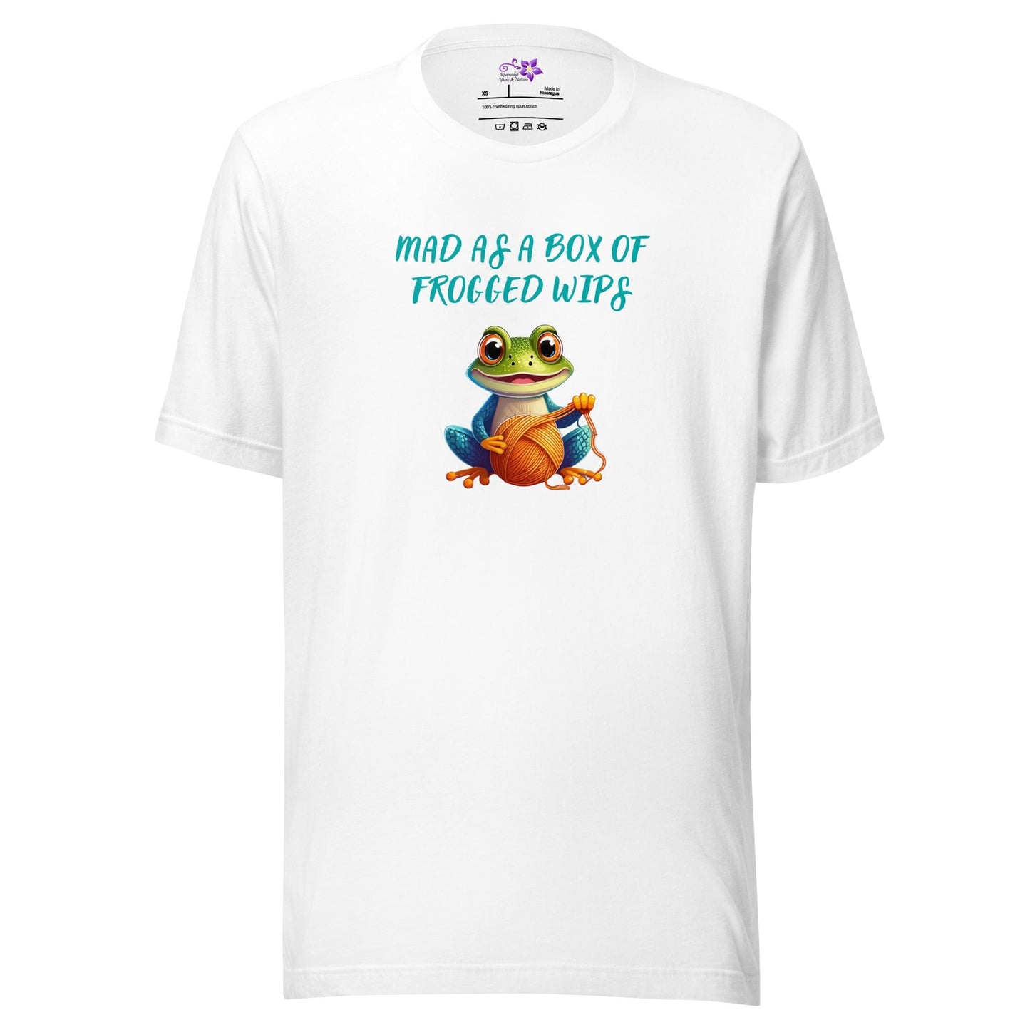 Mad as a box of Frogged WIPS Crew Neck T-Shirt White / XS