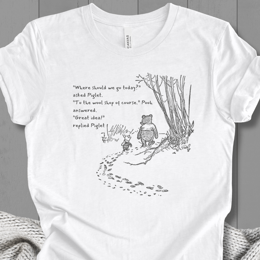 Pooh and Piglet T-Shirt White / XS