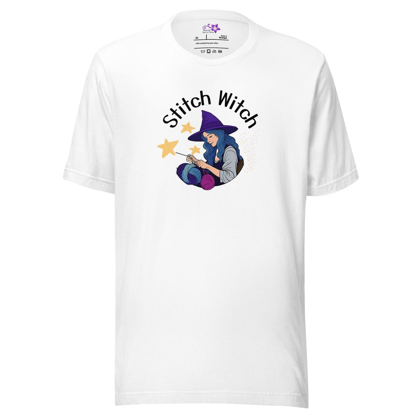 Stitch Witch Crew Neck T-Shirt White / XS
