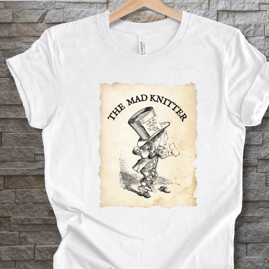 The Mad Knitter T-Shirt White / XS