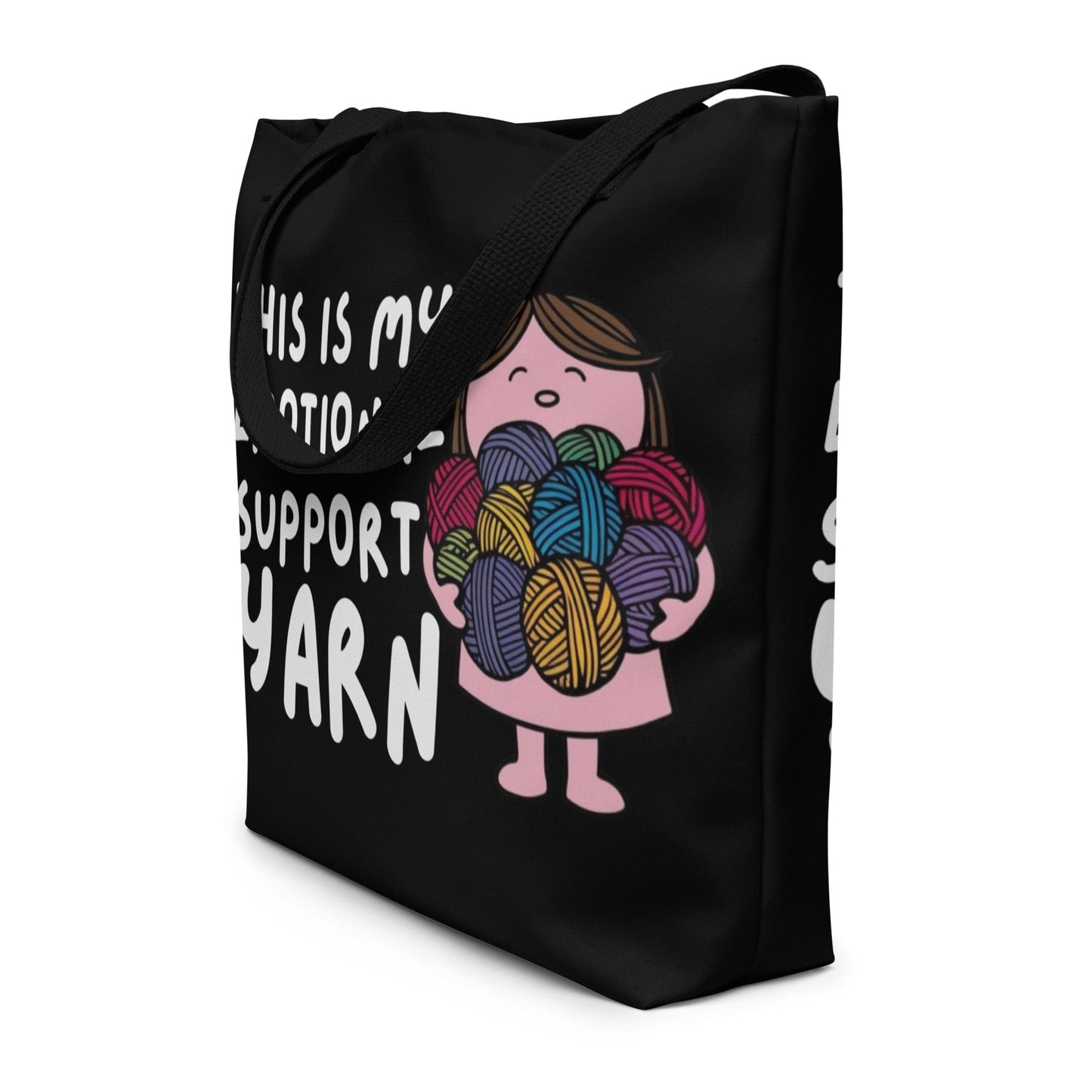 Emotional Support Large Tote Bag