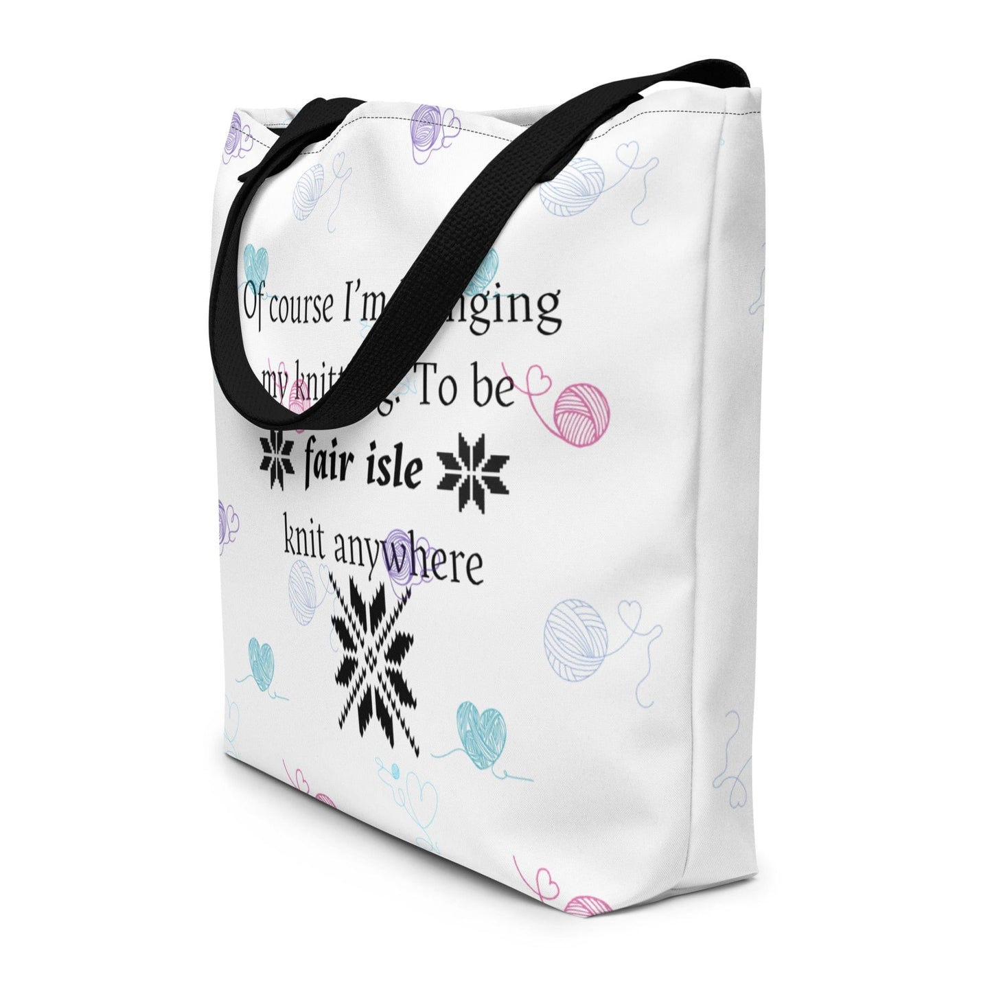'Fairisle' Large Tote Bag