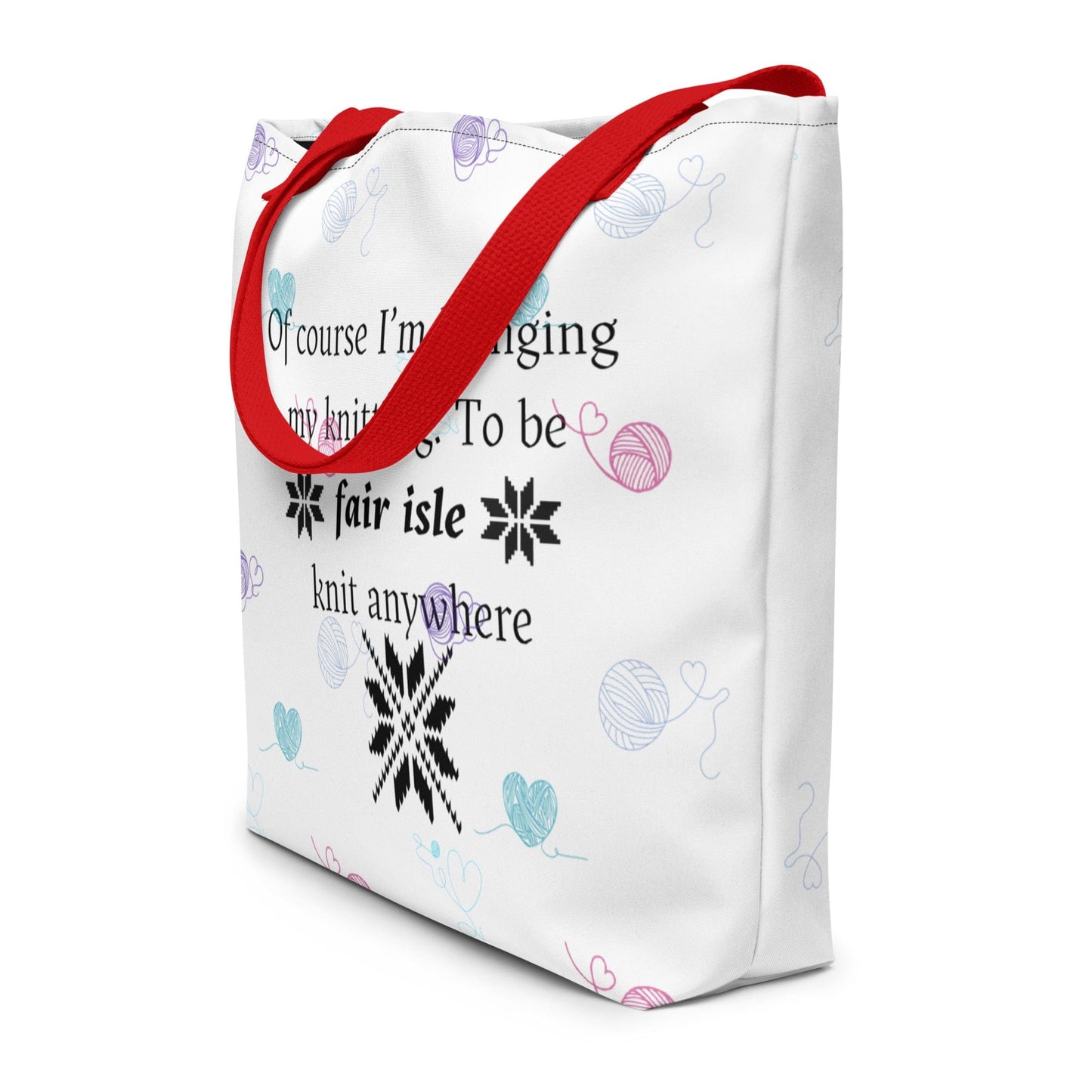 'Fairisle' Large Tote Bag