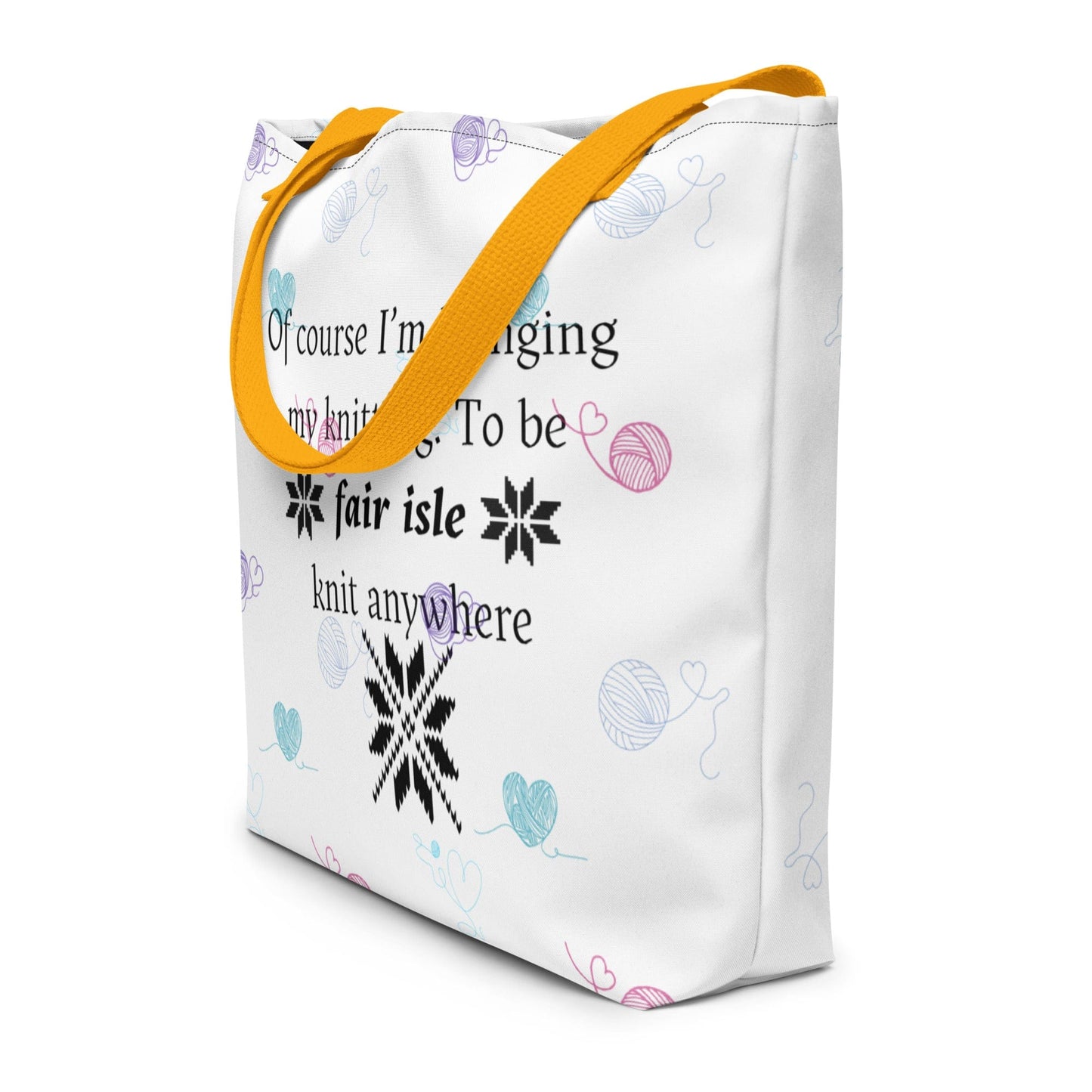 'Fairisle' Large Tote Bag