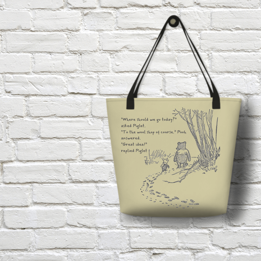 'Pooh and Piglet' Large Tote Bag