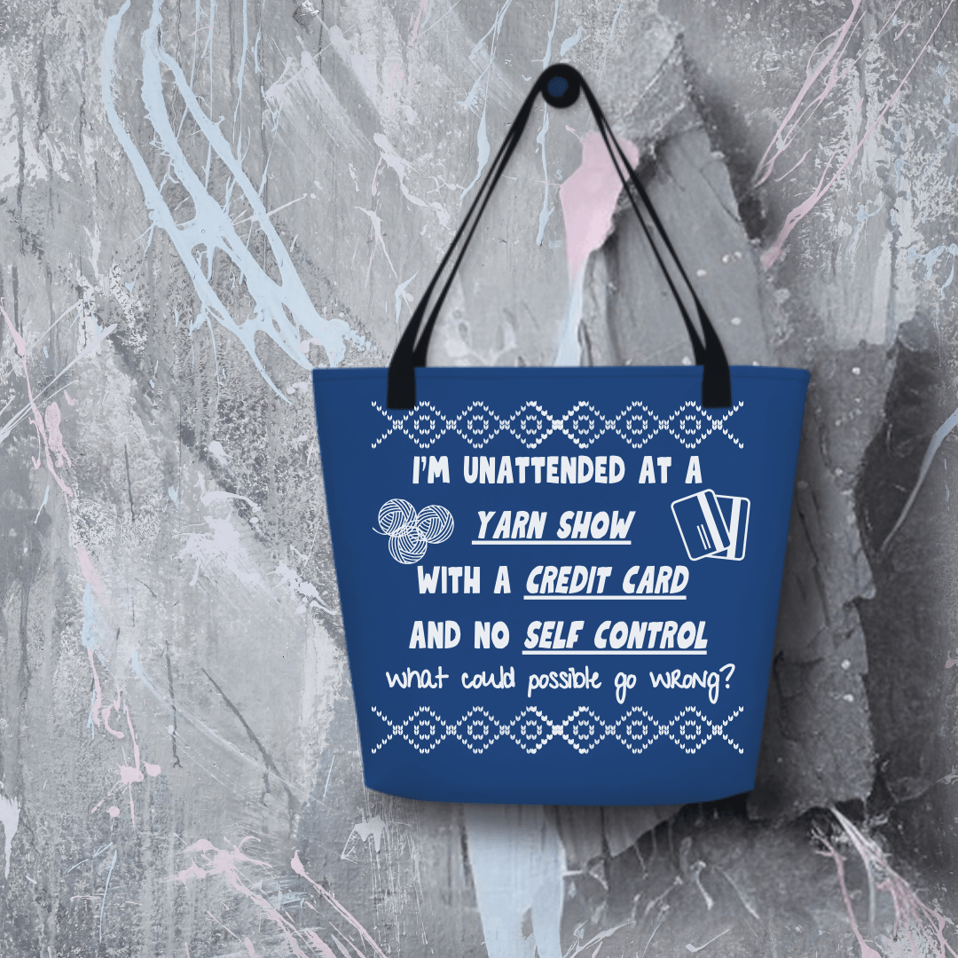 'Yarn Show' Large Tote Bag