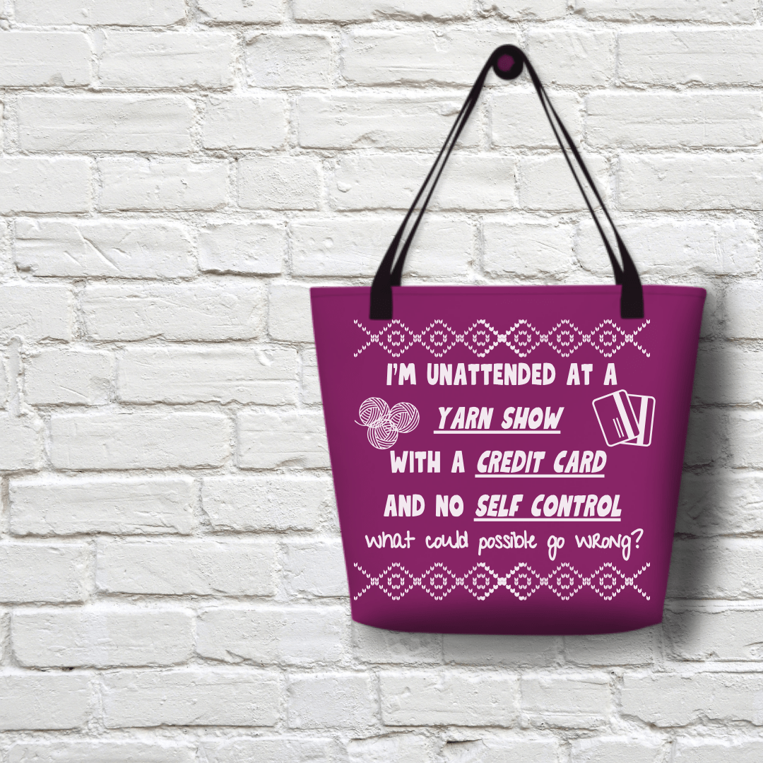 'Yarn Show' Large Tote Bag