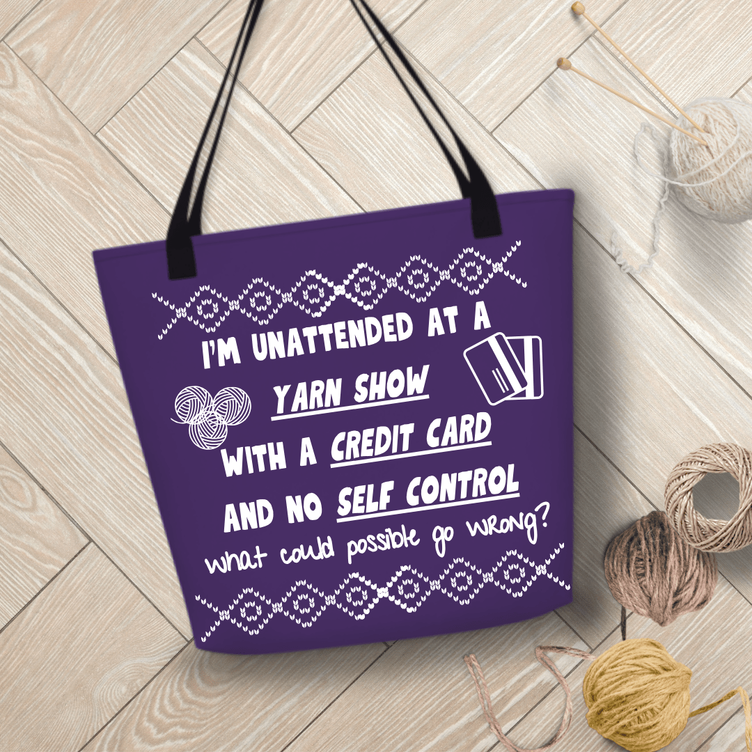 'Yarn Show' Large Tote Bag