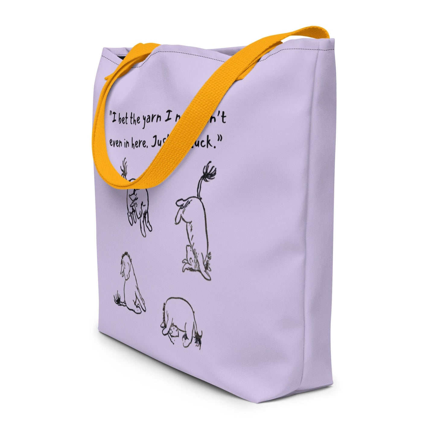 'Eeyore' Large Tote Bag Yellow