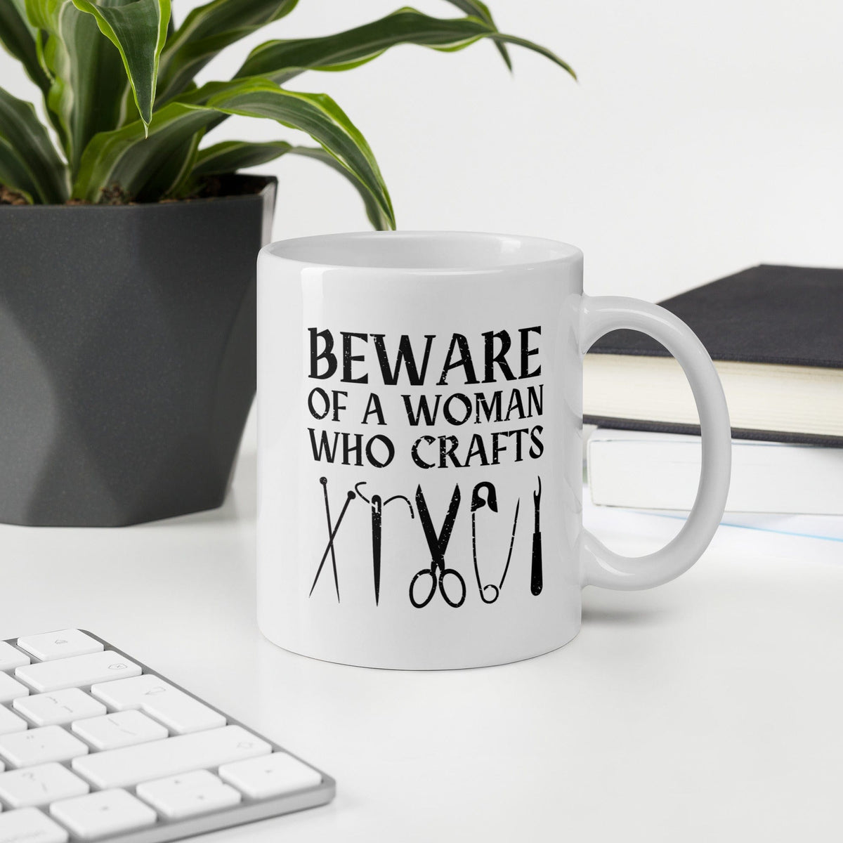 Beware of a woman who Crafts Mug 11 oz