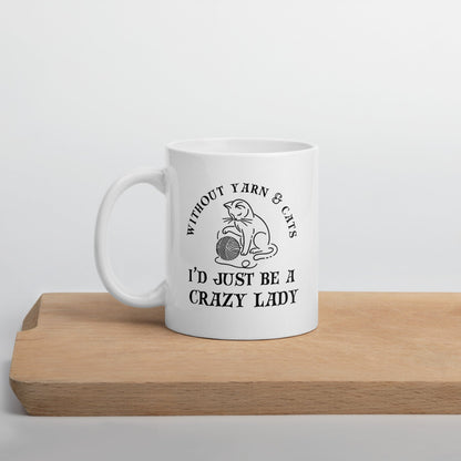 Cats & Yarn Mug 11 oz