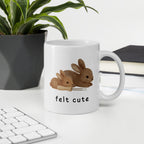 Felt Cute Mug 11 oz
